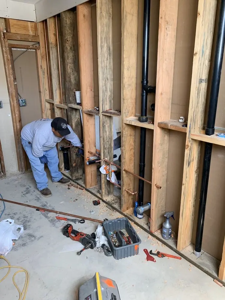 Commercial rough-in plumbing for Gas Line Repair in Rockwood Estates